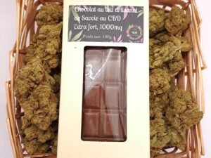 Chocolat au Lait au CBD Cannabise