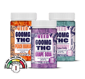 THC 600mg veed doces