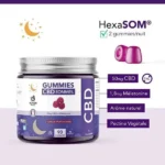 Bonbons sommeil, CBD melatonine Hexa3